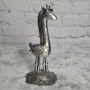 Pewter Fetco Giraffe‎ Clip Card Holder